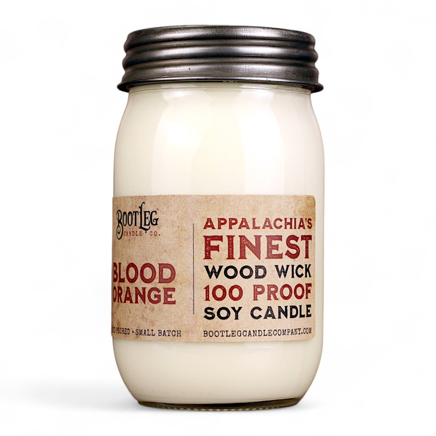 Blood Orange - 16oz Soy Wax, Wood Wick Candle