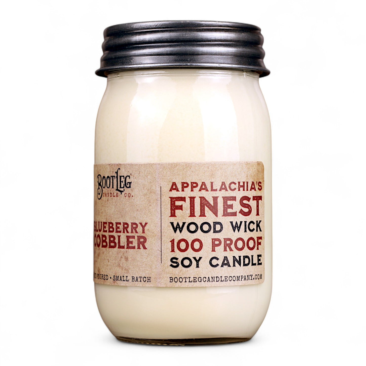 Blueberry Cobbler - 16oz Soy Wax, Wood Wick Candle