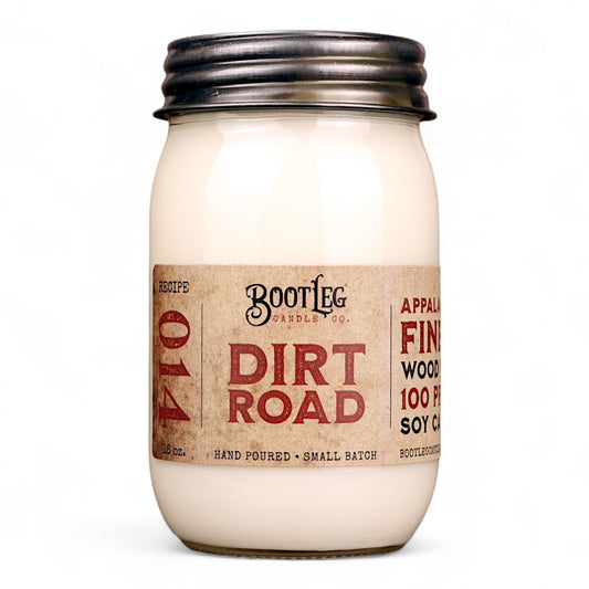Dirt Road - 16oz Soy Wax, Wood Wick Candle
