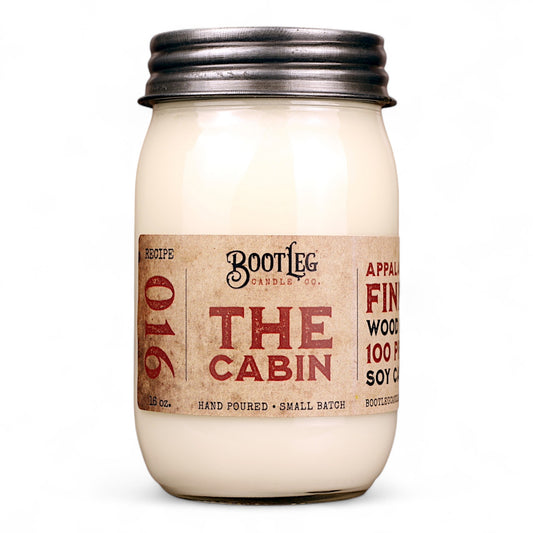 The Cabin - 16oz Soy Wax, Wood Wick Candle