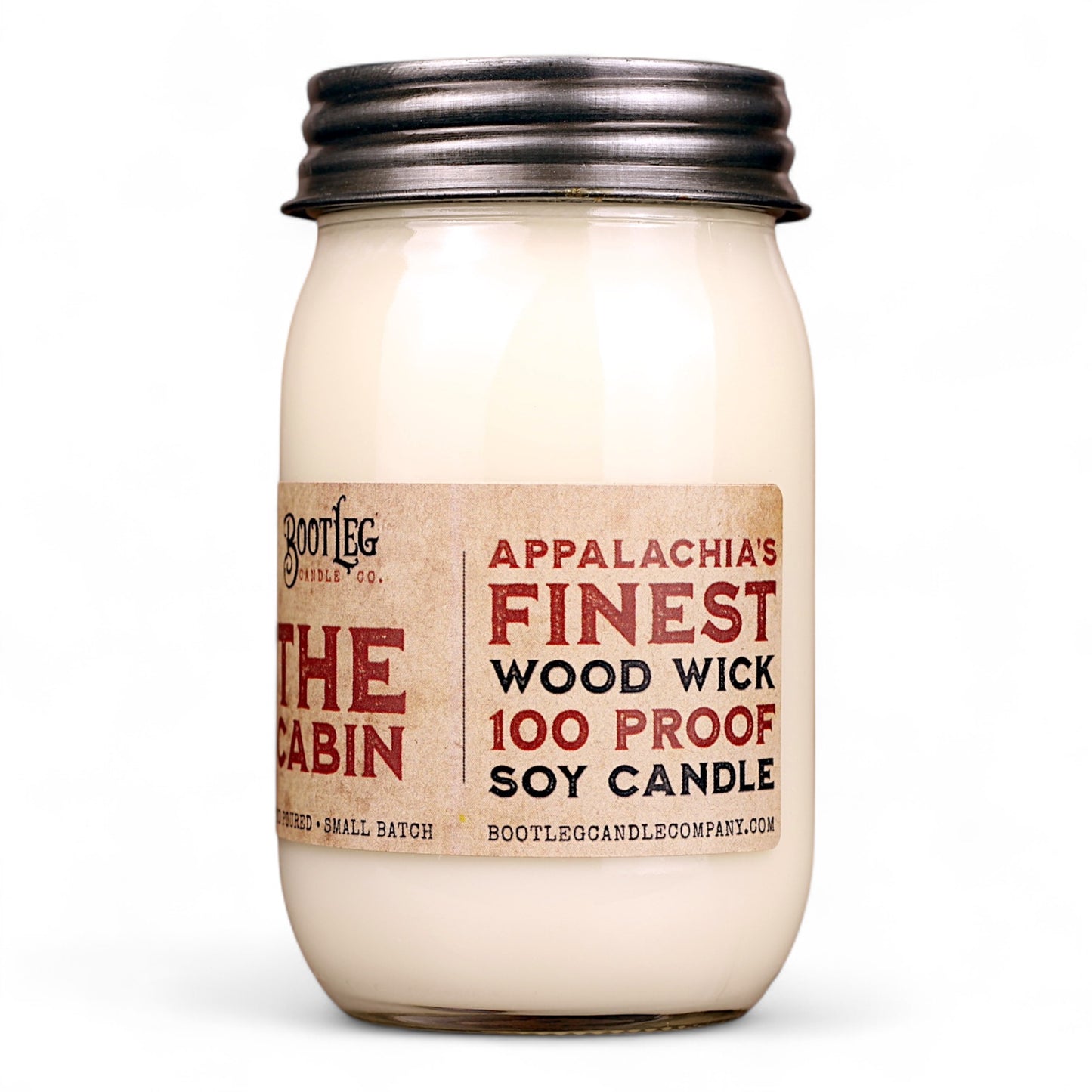 The Cabin - 16oz Soy Wax, Wood Wick Candle