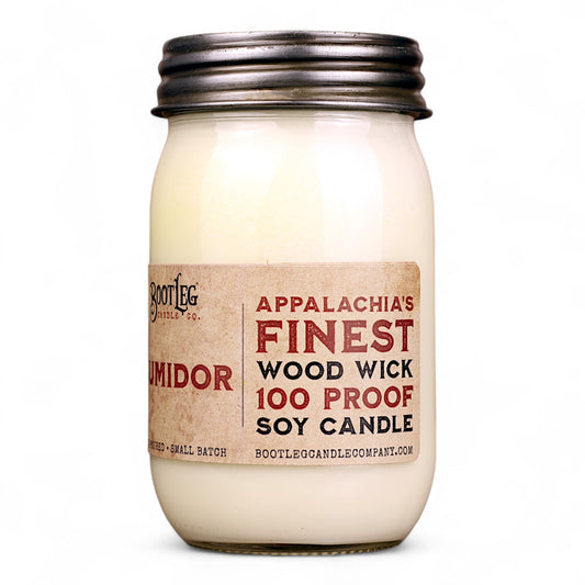 Humidor - 16oz Soy Wax, Wood Wick Candle
