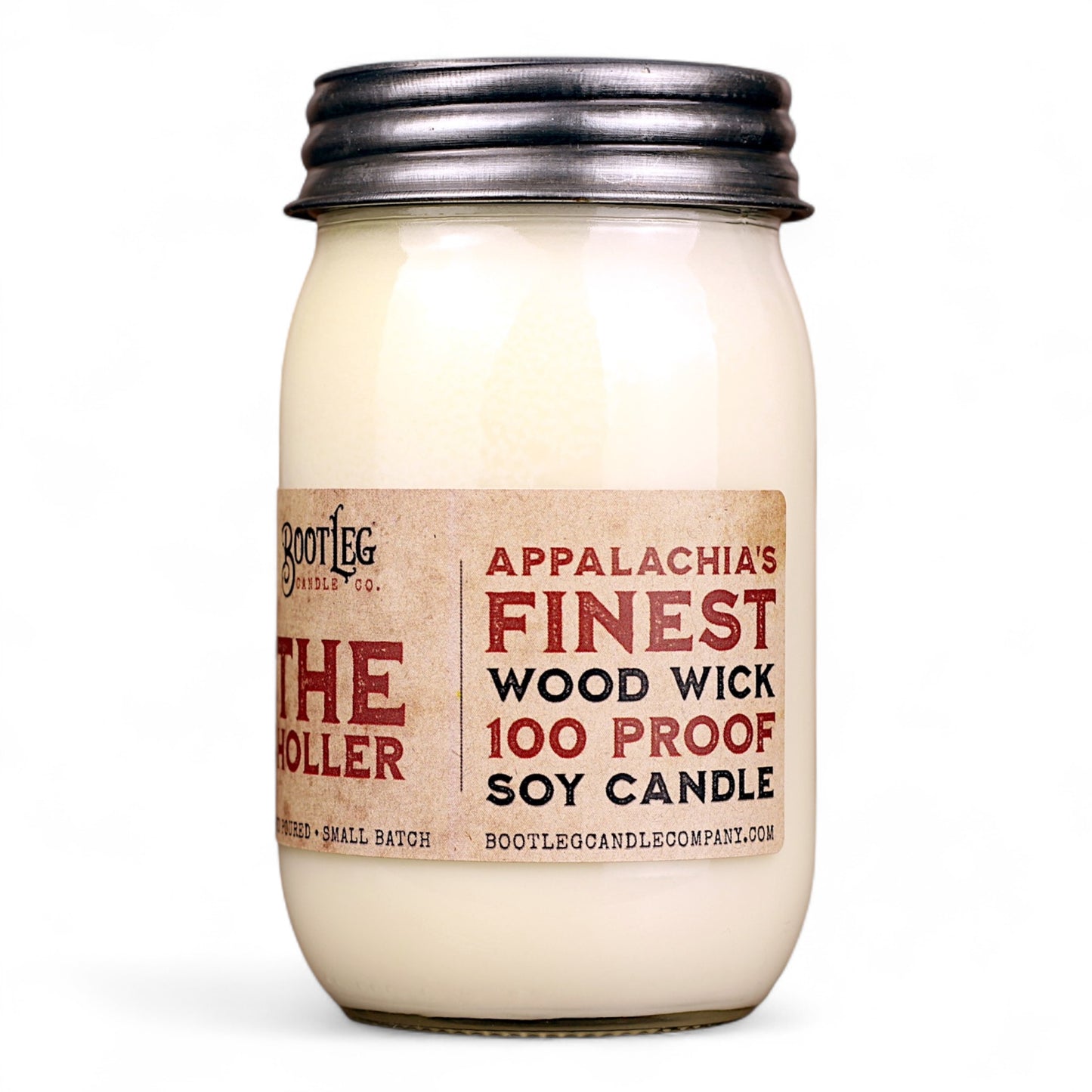 The Holler - 16oz Soy Wax, Wood Wick Candle