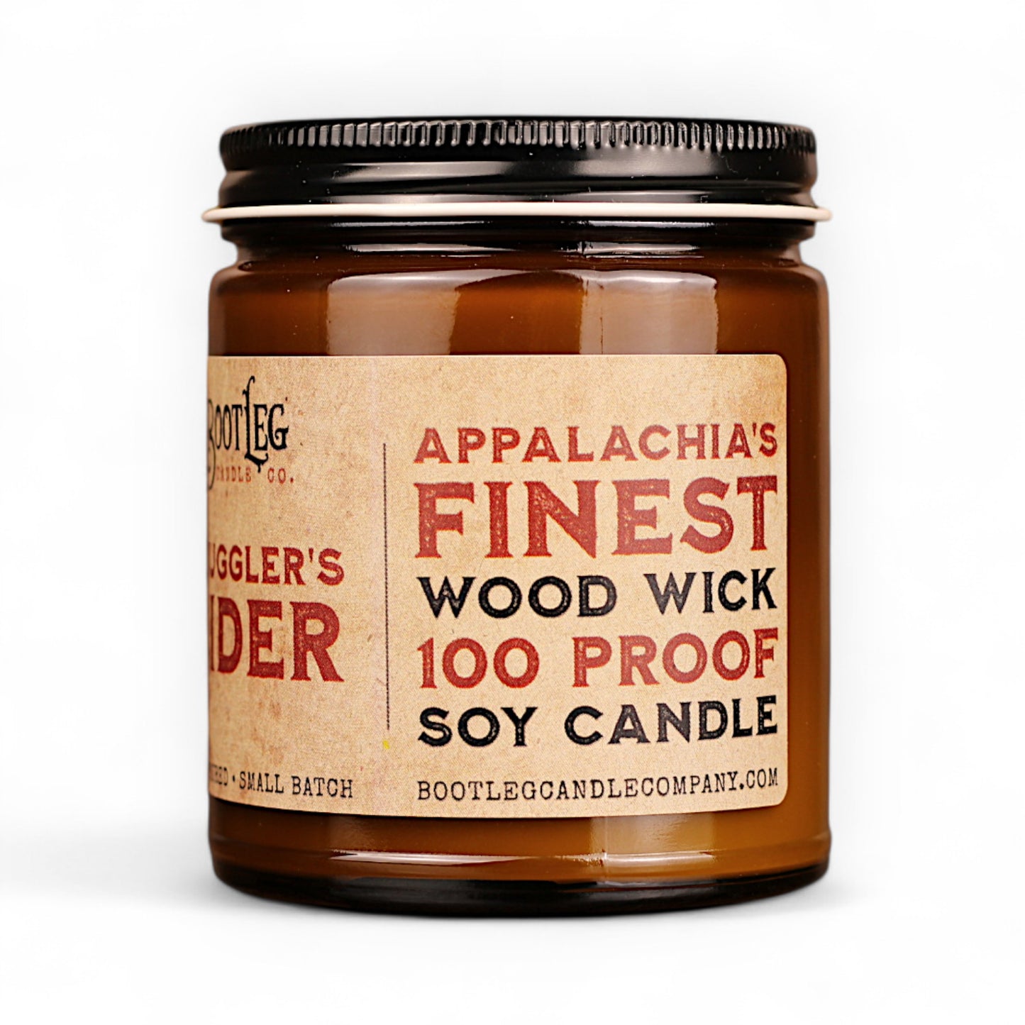 Smuggler's Cider - 8oz Soy Wax, Wood Wick Candle