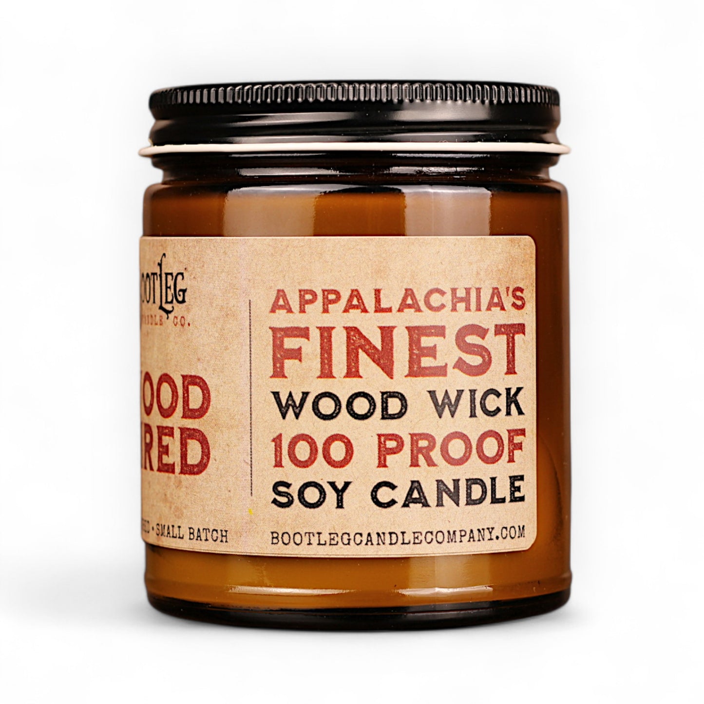 Wood Fired - 8oz Soy Wax, Wood Wick Candle