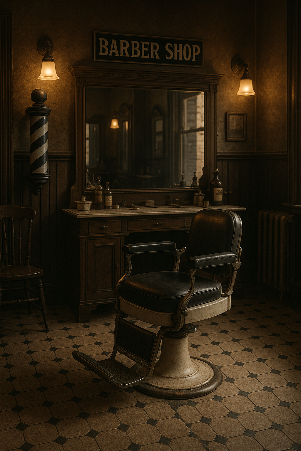 Barbershop - 8oz Soy Wax, Wood Wick Candle