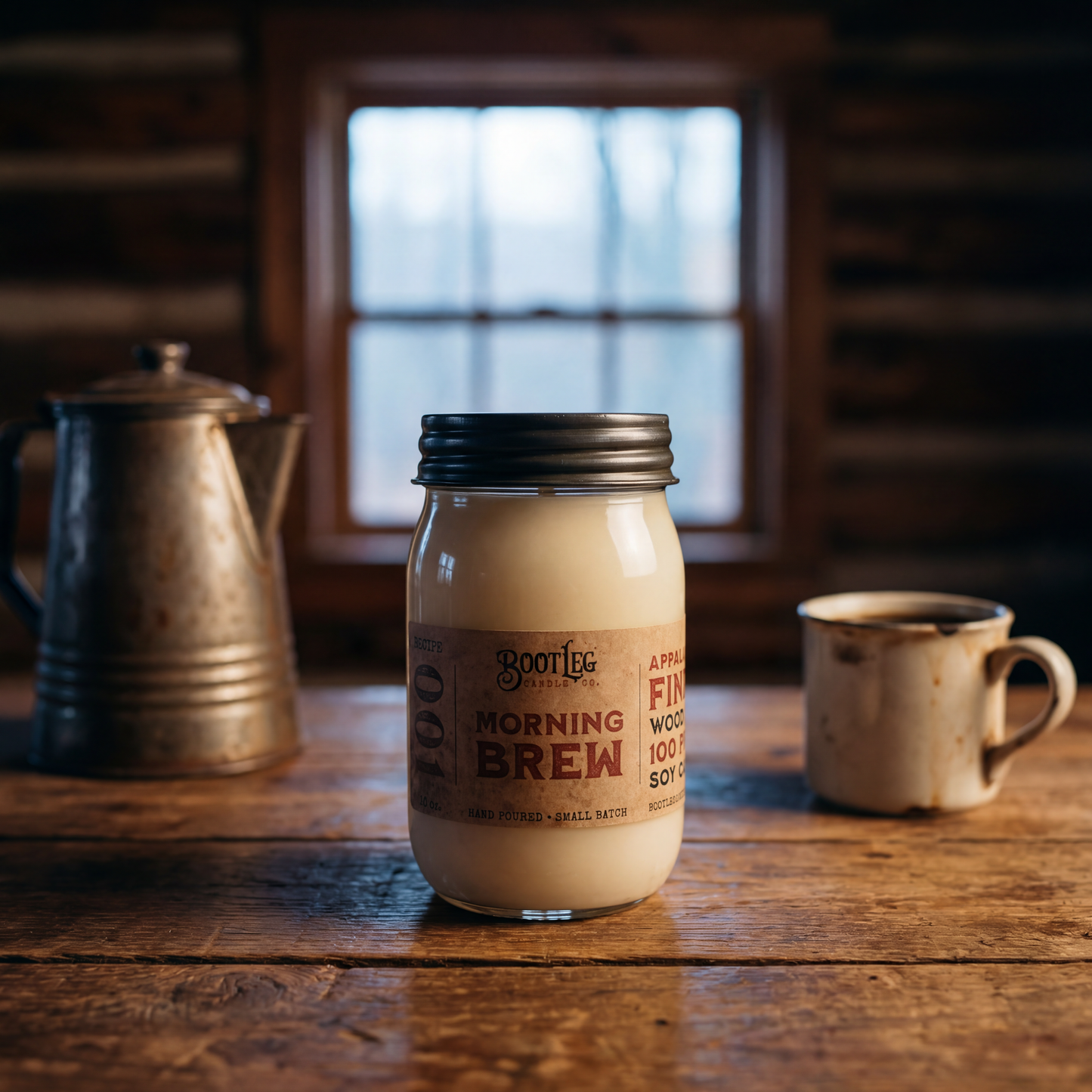 Morning Brew - 16oz Soy Wax, Wood Wick Candle