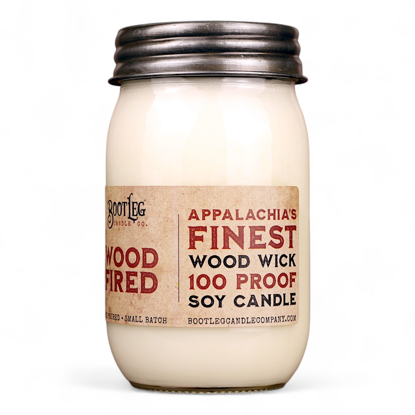 Wood Fired - 16oz Soy Wax, Wood Wick Candle