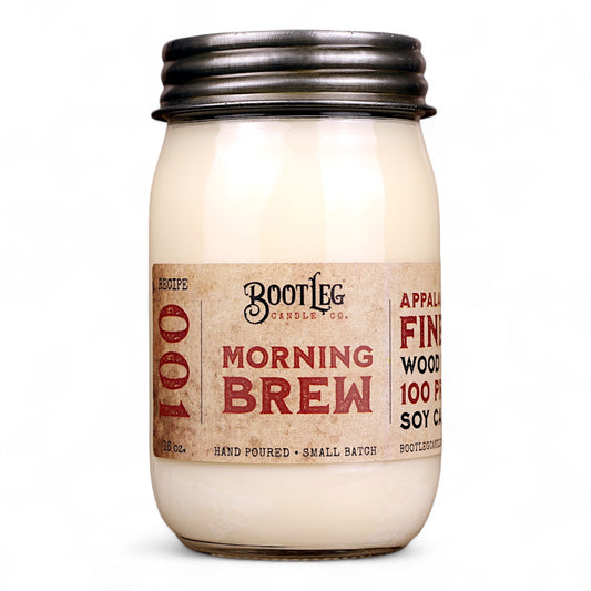 Morning Brew - 16oz Soy Wax, Wood Wick Candle