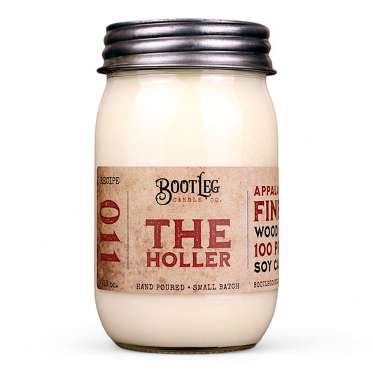 The Holler - 16oz Soy Wax, Wood Wick Candle
