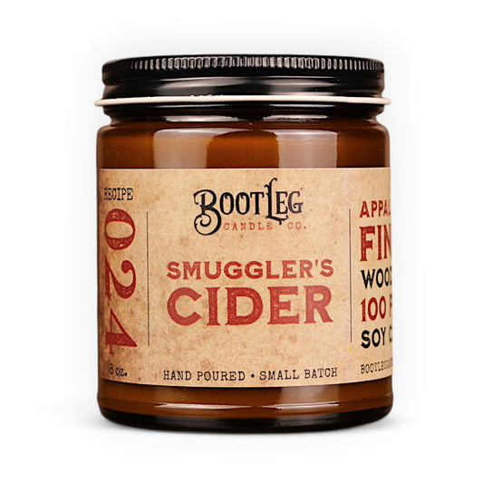 Smuggler's Cider - 8oz Soy Wax, Wood Wick Candle