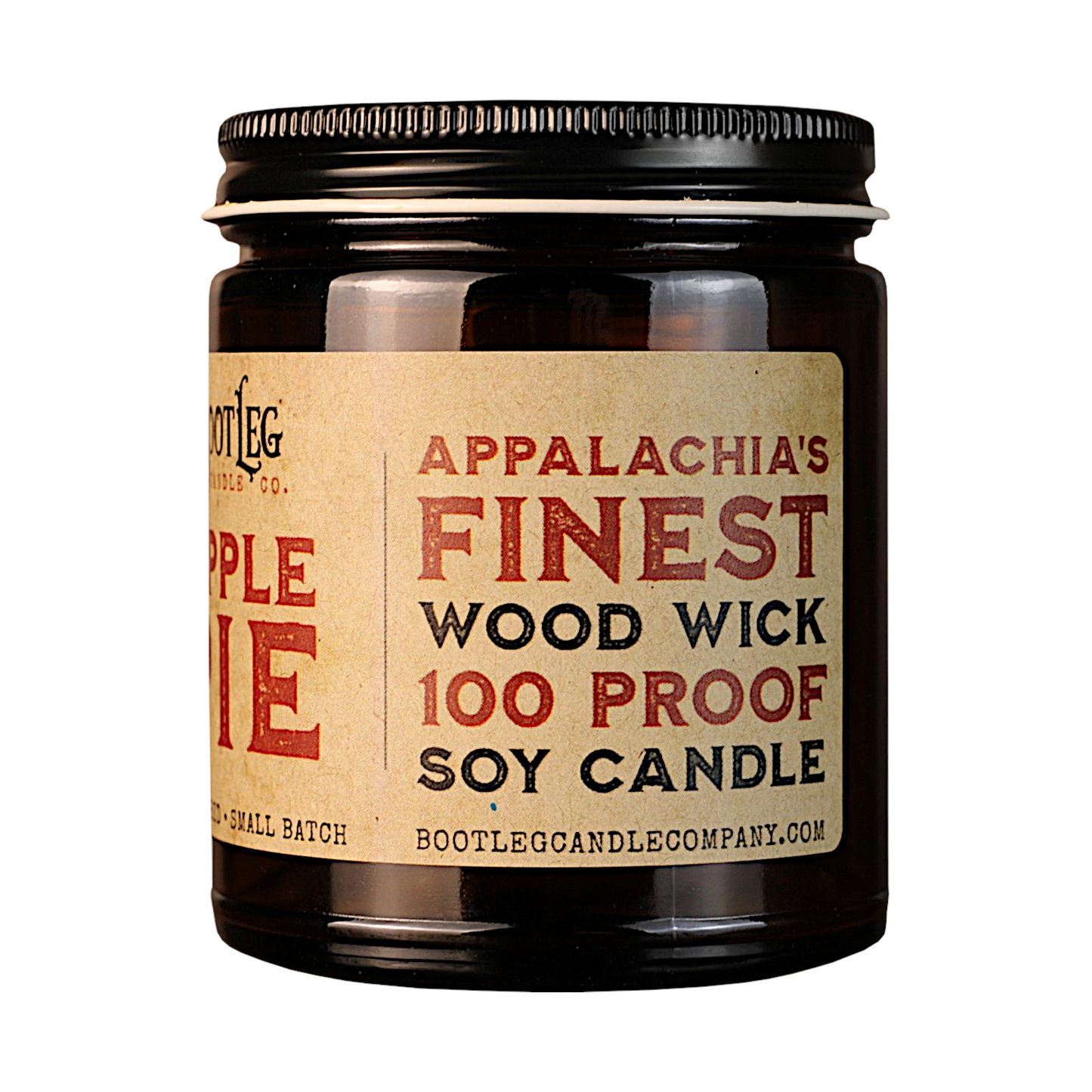 Apple Pie - 8oz. Soy Wax, Wood Wick Candle