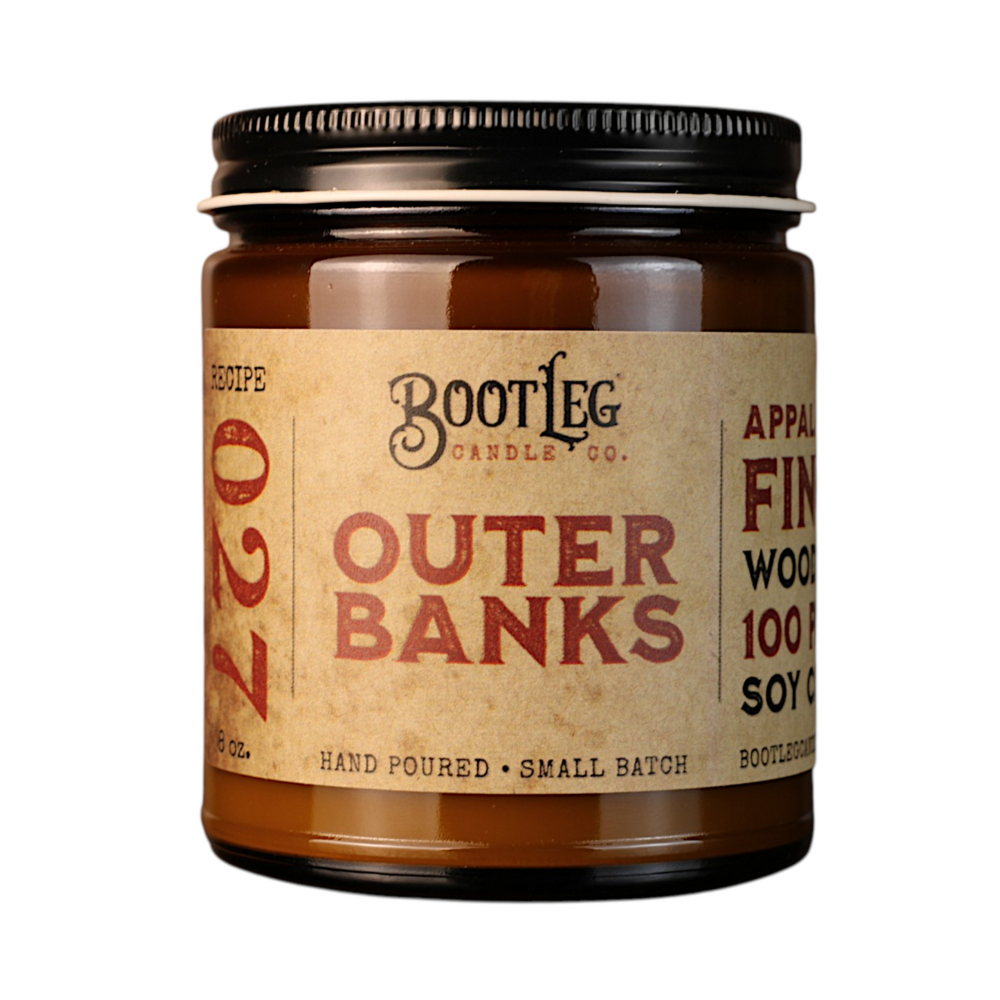 Outer Banks - 8oz. Soy Wax, Wood Wick Candle