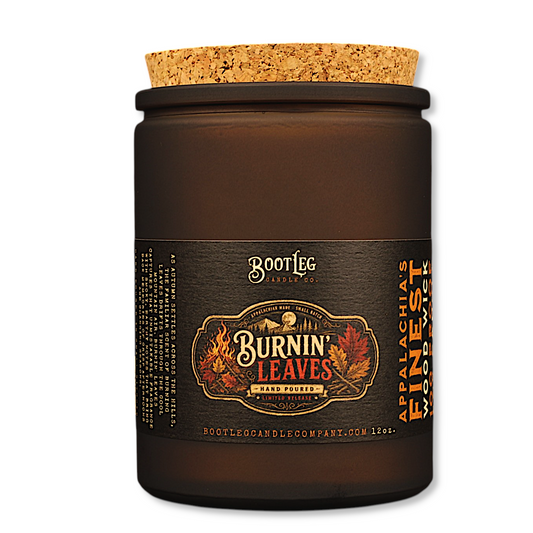 Burnin' Leaves - 12oz. Wood Wick, Soy Wax Candle