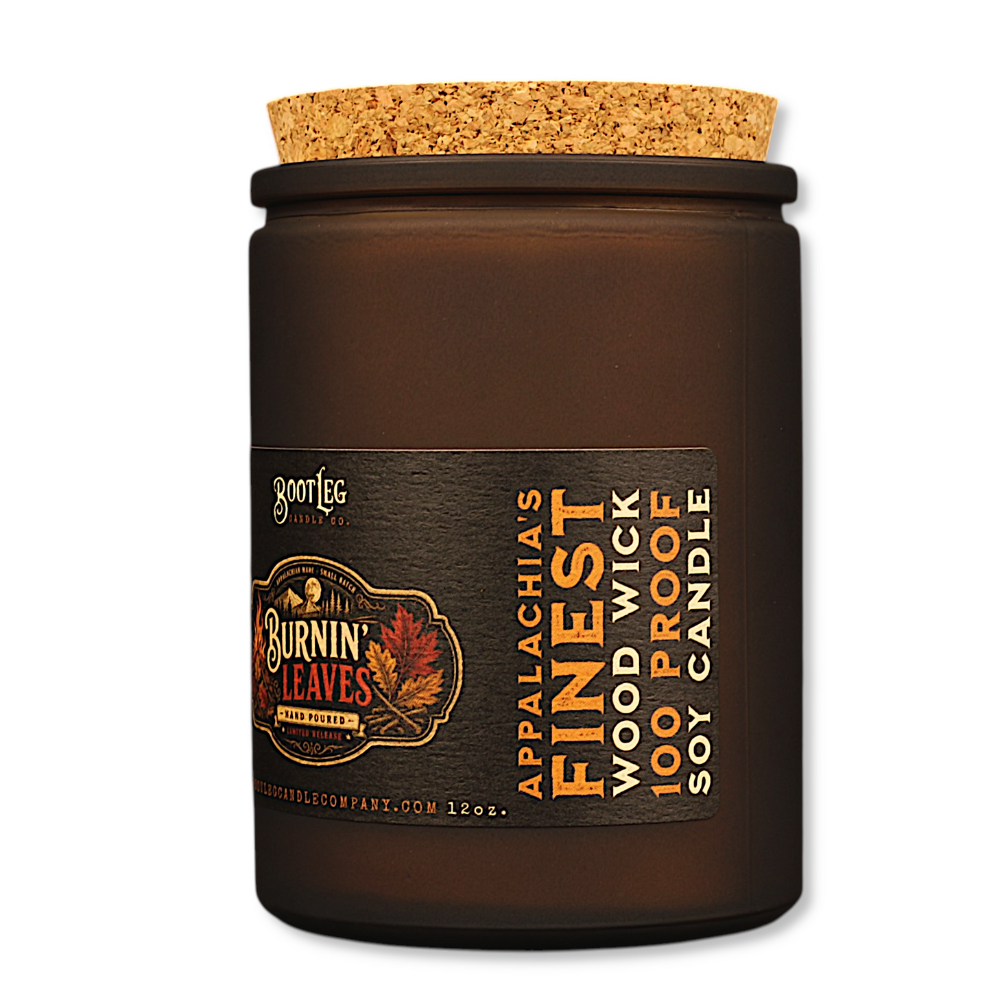 Burnin' Leaves - 12oz. Wood Wick, Soy Wax Candle