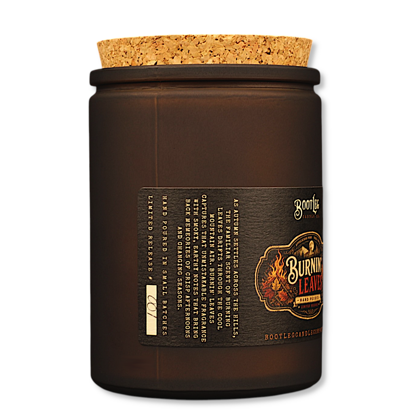 Burnin' Leaves - 12oz. Wood Wick, Soy Wax Candle