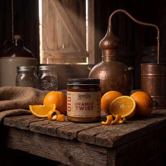 Orange Twist - 8oz. Soy Wax, Wood Wick Candle