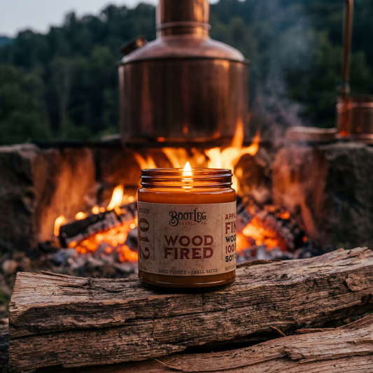 Wood Fired - 8oz Soy Wax, Wood Wick Candle
