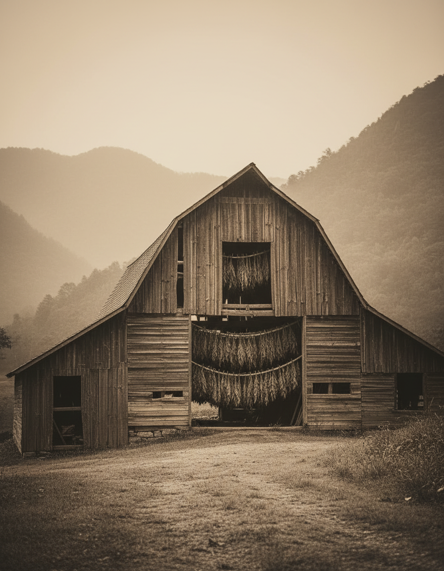 Tobacco Barn - 8oz Soy Wax, Wood Wick Candle