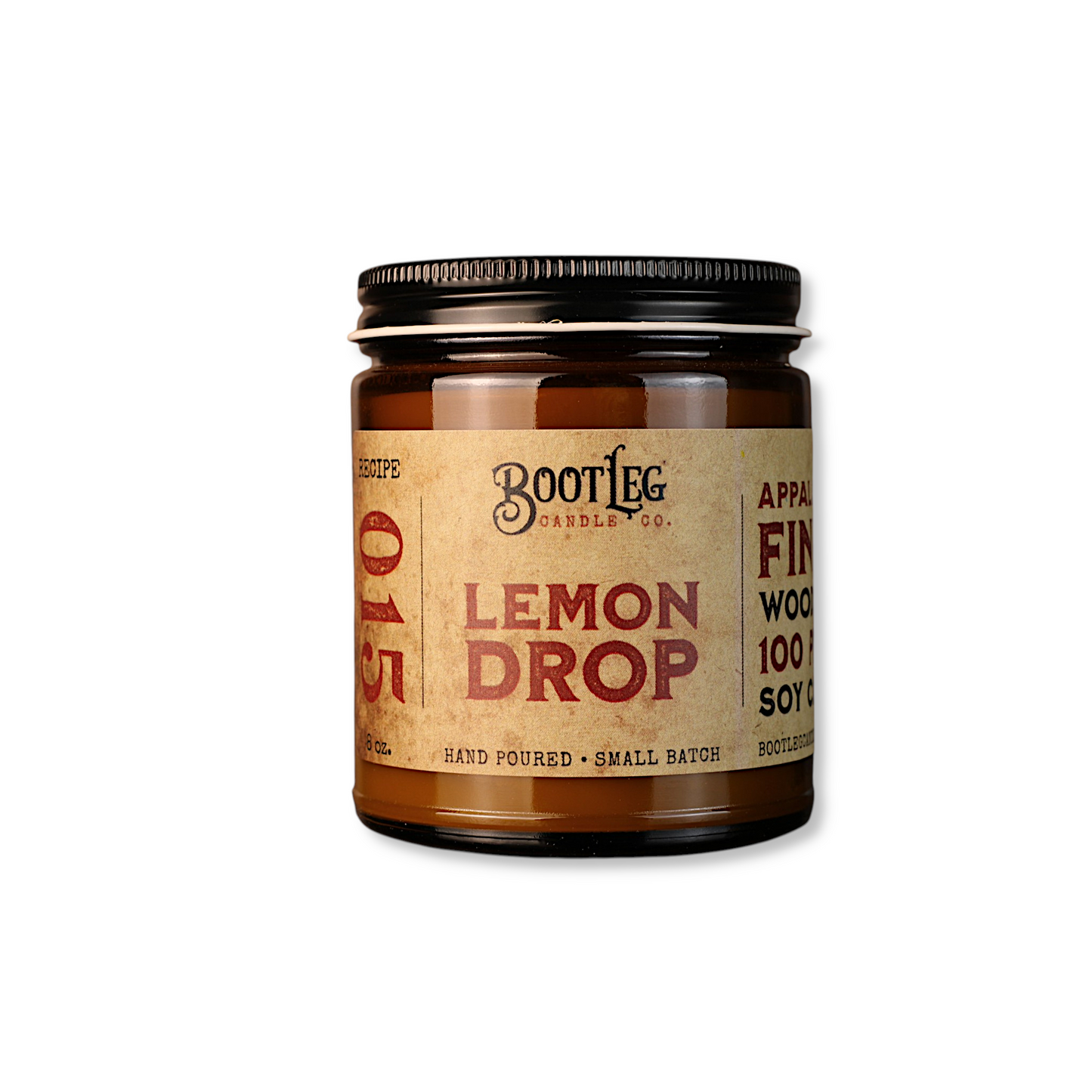 Lemon Drop - 8oz. Soy Wax, Wood Wick Candle