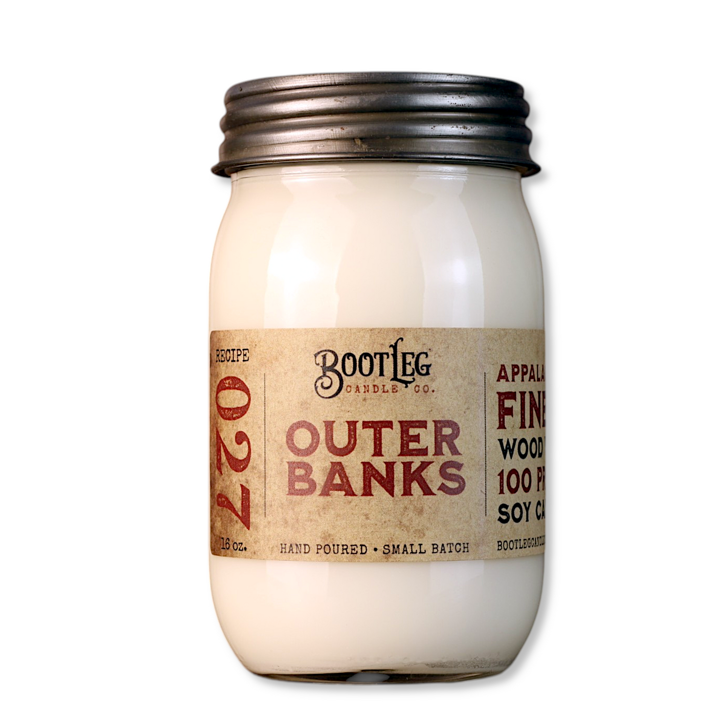 Outer Banks - 16oz. Soy Wax, Wood Wick Candle