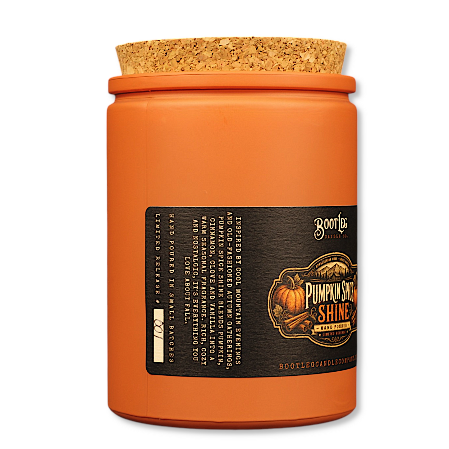 Pumpkin Spice Shine - 12oz Wood Wick, Soy Wax Candle