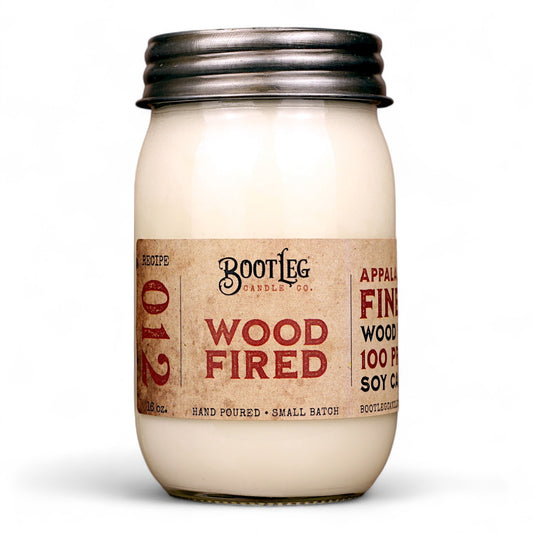Wood Fired - 16oz Soy Wax, Wood Wick Candle